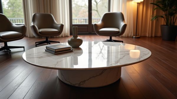 Les meilleures tables basses en marbre pour un salon élégant