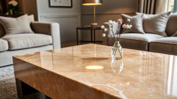 Les meilleures tables basses en marbre pour un salon élégant